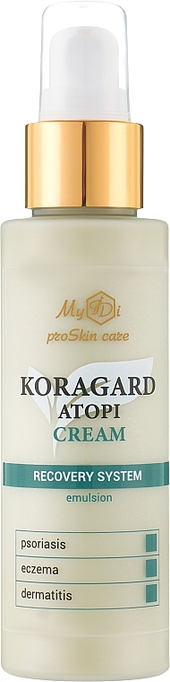 Крем для корекції проявів дерматиту, псоріазу й екземи - MyIDi Koragard Atopi Cream — фото N1