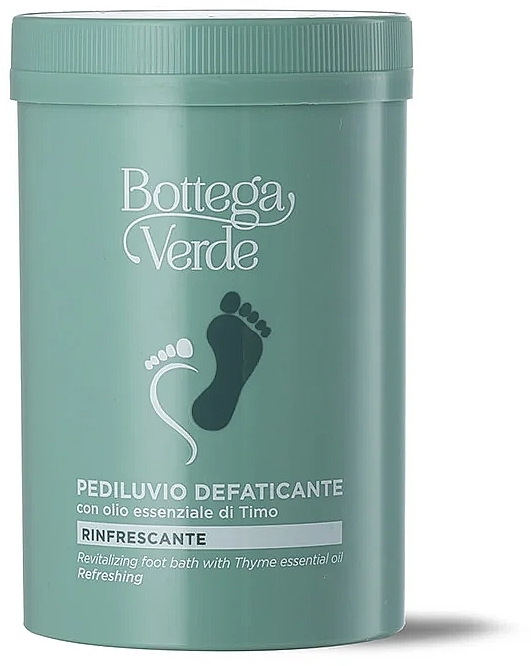 Соль для ног с эфирным маслом тимьяна - Bottega Verde Revitalizing Foot Bath — фото N1