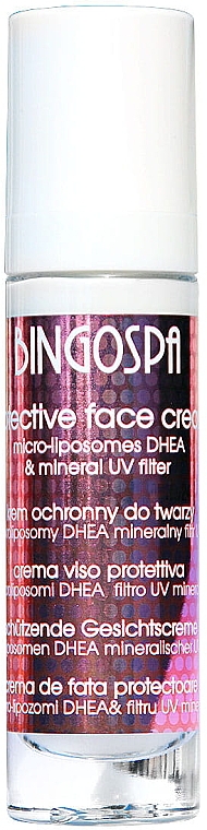 Захисний крем для обличчя - BingoSpa Protective Face Cream With Mineral UV Filter — фото N1