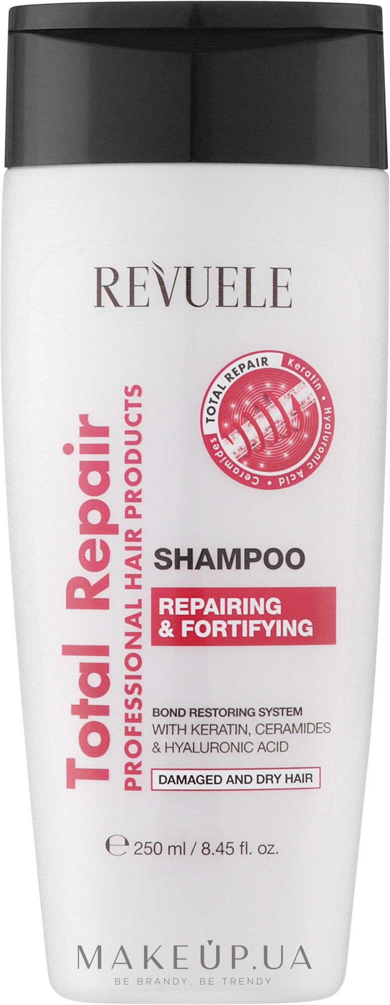 Шампунь для волосся "Відновлення та зміцнення" - Revuele Total Repair Shampoo — фото 250ml