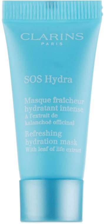 Зволожувальна маска з екстрактом каланхое - Clarins SOS Hydra Refreshing Hydration Mask (міні) — фото N1