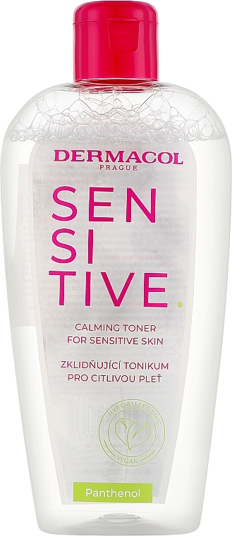 Успокаивающий тоник с пантенолом для чувствительной кожи лица - Dermacol Sensitive Calming Toner — фото N1