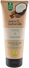 Парфумерія, косметика Молочко для тіла "Кокос і мигдаль" - Aura Naturals Coco & Almond Body Milk