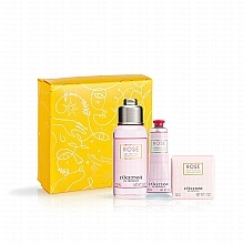 Духи, Парфюмерия, косметика L'Occitane Rose - Набор (h/cr/30ml + sh/g/75ml + soap/50g)