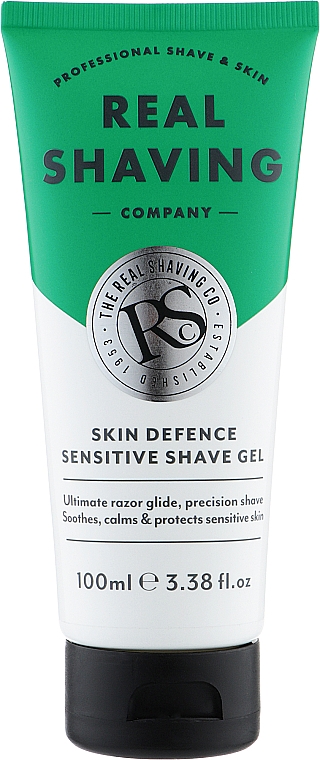 Набір - The Real Shaving Co. Overnight Skin Shave Essentials Gift Set (sh/gel/100ml + face/wash/scrub/100ml + bag + acc) — фото N3