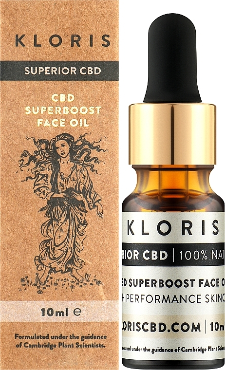 Масло для лица - CBD Kloris CBD Superboost Face Oil (мини) — фото N2