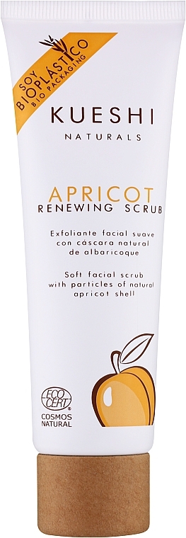 Відновлюючий скраб для обличчя "Абрикос" - Kueshi Apricot Renewing Scrub — фото N1