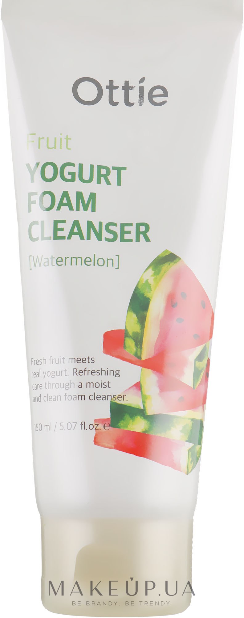 Пенка для лица фруктовая йогуртовая - Ottie Fruits Yogurt Foam Cleanser Watermelon — фото 150ml