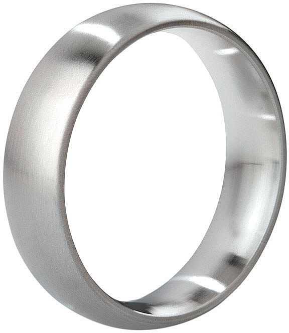 Эрекционное кольцо, 55 мм, матовое - Mystim Earl Strainless Steel Cock Ring  — фото N2