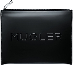 ПОДАРОК! Косметичка, черная - Mugler Black Large Pouch — фото N1