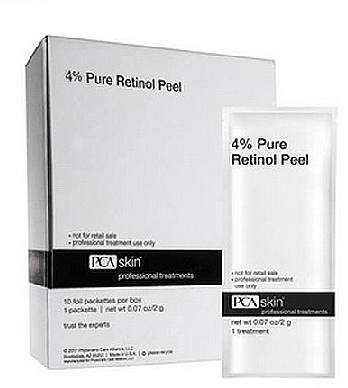 Пілінг з 4% чистим ретинолом для обличчя - PCA Skin 4% Pure Retinol Peel — фото N1