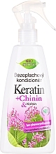 Несмываемый кондиционер для волос - Bione Cosmetics Keratin + Quinine Leave-in Conditioner — фото N1