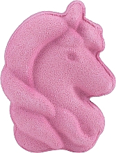 Парфумерія, косметика Бомбочка для ванни "Единоріг", рожева - IDC Institute Bath Fizzer Unicorn