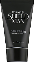 Чоловічий крем для обличчя й області навколо очей - Farmasi Shield Man Face & Eye Cream — фото N2