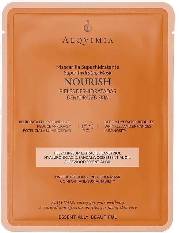 Маска для обезвоженной кожи лица - Alqvimia Nourish Super-Hydrating Mask — фото N1