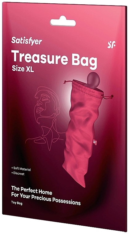 Мешочек для хранения секс-игрушек, розовый, Size XL - Satisfyer Treasure Bag Pink — фото N1