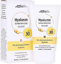 Духи, Парфюмерия, косметика Солнцезащитный крем для защиты кожи лица и шеи SPF 30 - Pharma Hyaluron