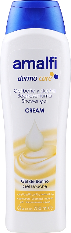 Гель для душа и ванны «Питательный» - Amalfi Cream Shower Gel — фото N1