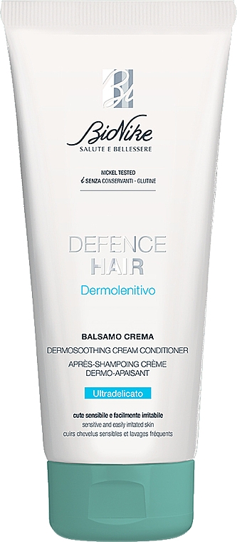 Крем-кондиціонер для волосся - BioNike Defence Hair Dermosoothing Cream Conditioner — фото N1