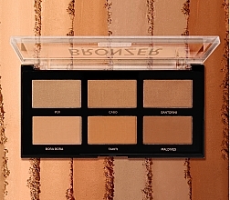 Палетка бронзаторів - Profusion Cosmetics Bronzer 6-Shade Bronzer Palette — фото N3
