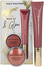 Парфумерія, косметика Набір - Max Factor Wake Up & Glow (lipgloss/9ml + blush/11.5g)