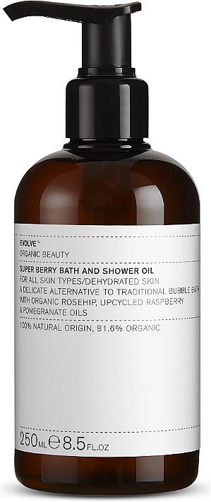 Масло для ванны и душа "Super Berry" - Evolve Beauty Bath & Shower Oil — фото N1