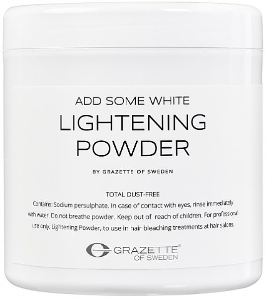 Освітлювальний порошок для волосся  - Grazette Add Some Colour White Lightening Powder — фото N1