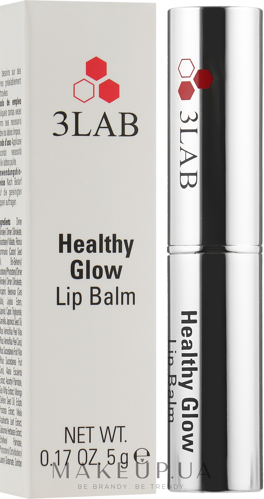 Бальзам з ефектом об'єму для губ - 3Lab Healthy Glow Lip Balm — фото 5g