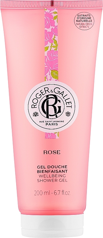 Гель для душа "Роза" - Roger & Gallet Rose Wellbeing Shower Gel — фото N1