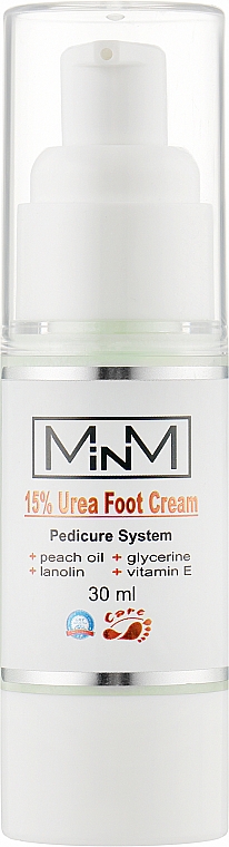 Крем для ніг із сечовиною 15% - M-in-M 15% Urea Foot Cream — фото N1