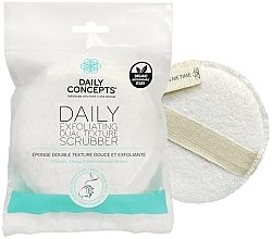 Губка для душа - Daily Concepts Exfoliating Dual Texture Scrubber — фото N1