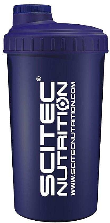 Шейкер 700 мл, темно-синий - Scitec Nutrition Shaker Navy Blue — фото N1