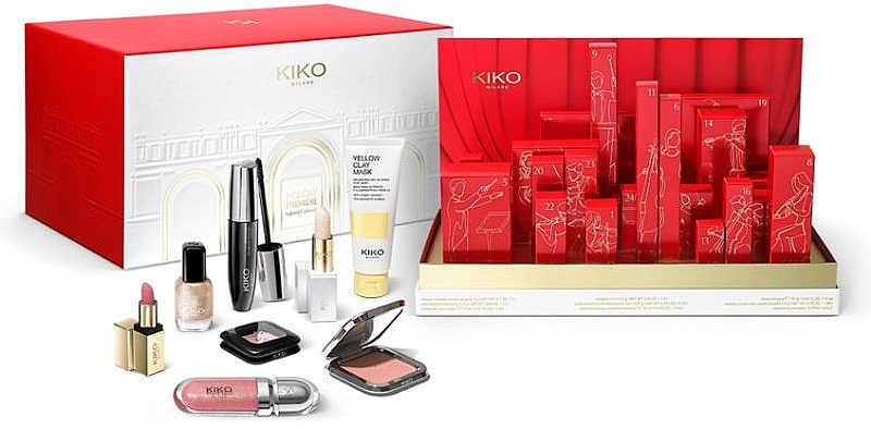 Адвент-календарь красоты, 24 продукта - Kiko Milano Holiday Premiere Advent Calendar — фото N1