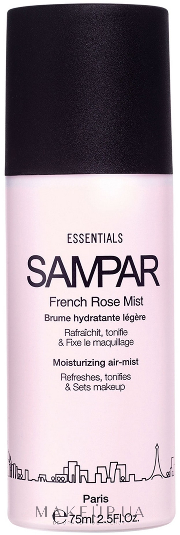 Освіжальний міст для обличчя й тіла - Sampar French Rose Mist — фото 75ml