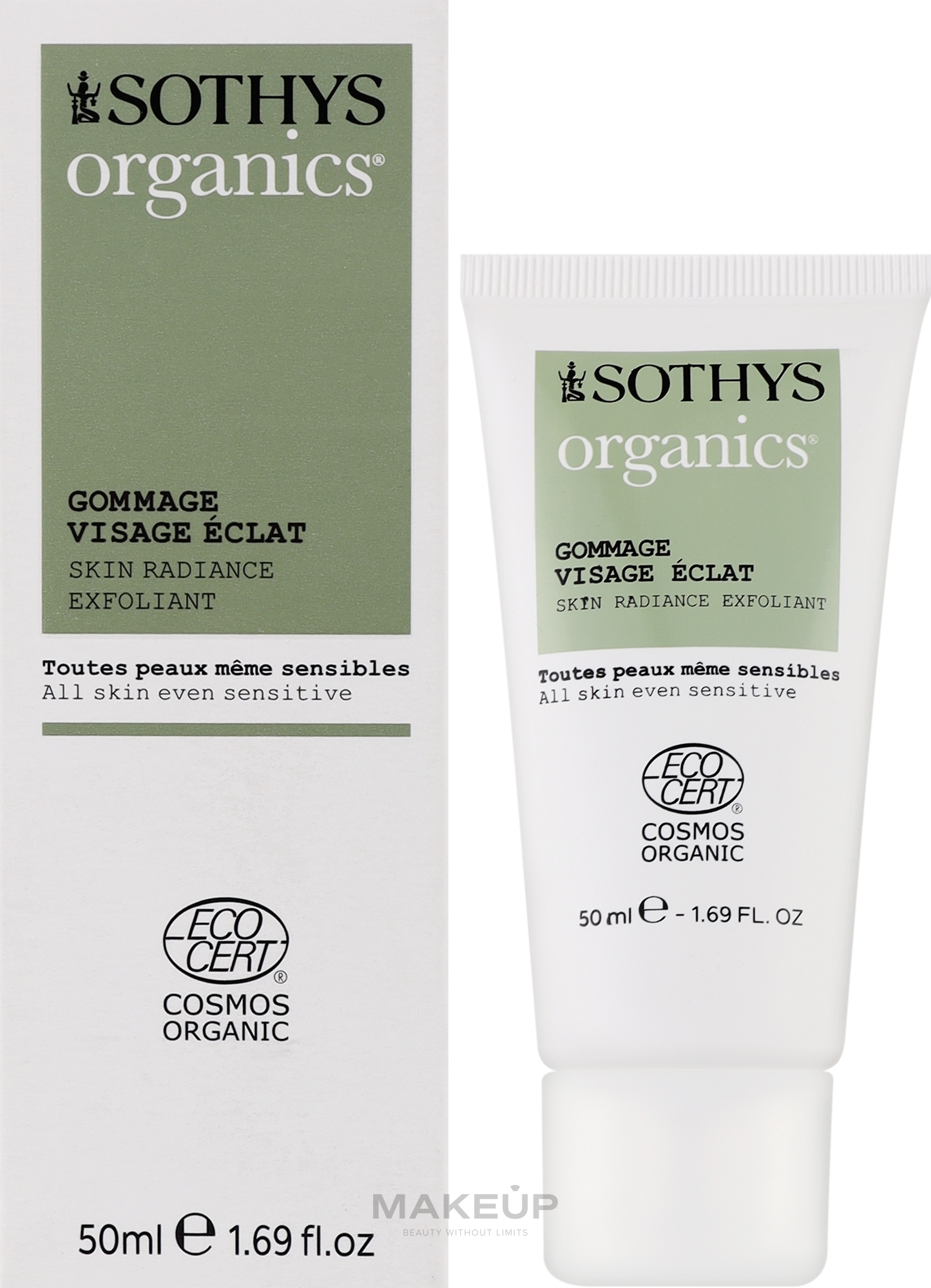 Скраб для лица - Sothys Organics Gommage Visage Eclat — фото 50ml