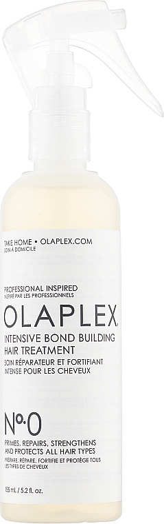 Інтенсивний засіб для зміцнення волосся з розпилювачем - Olaplex №0 Intensive Bond Building Hair Treatment