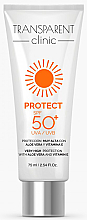 Парфумерія, косметика Сонцезахисний крем SPF 50+ - Transparent Clinic Protect SPF 50+