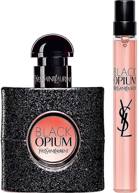 Yves Saint Laurent Black Opium - Набор (edp/30ml + edp/10ml) — фото N1