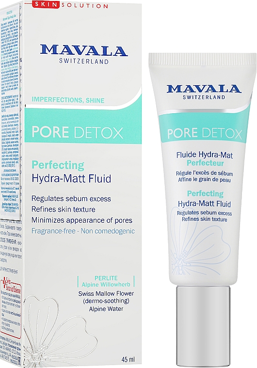 Матирующий гидро флюид - Mavala Pore Detox Perfecting Hydra-Matt Fluid — фото N2