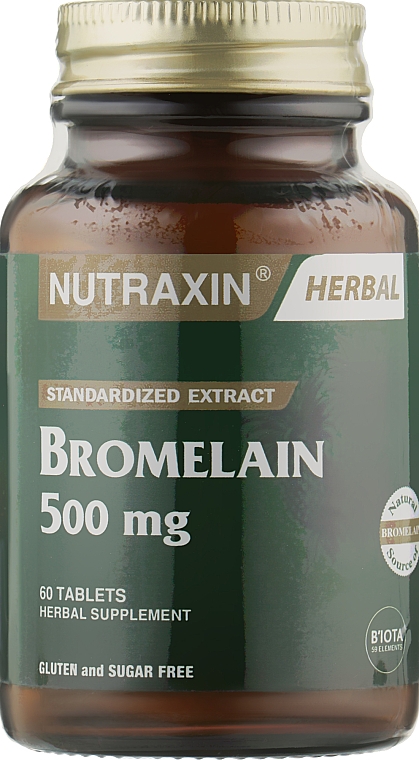 Растительная добавка "Бромелайн" - Nutraxin — фото N1