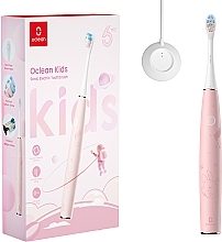 Духи, Парфюмерия, косметика Электрическая зубная щетка Oclean Kids Pink, 2 насадки - Oclean Kids Electric Toothbrush Pink