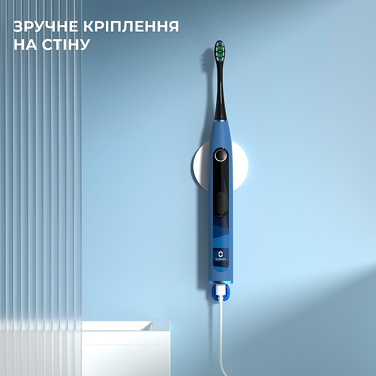 Электрическая зубная щетка Oclean X10 Blue - Oclean X10 Electric Toothbrush Blue — фото N10