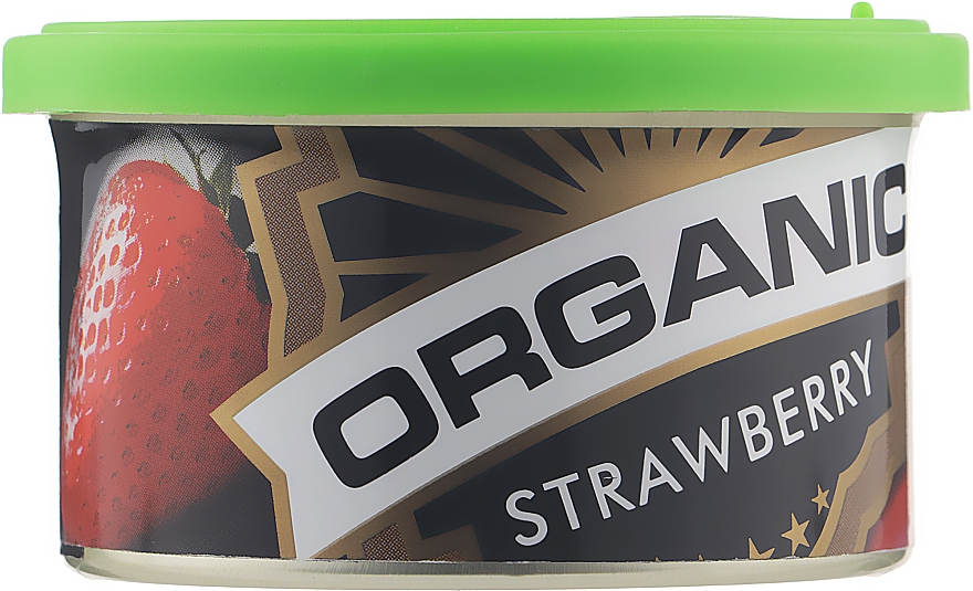Автомобильный сухой ароматизатор в банке "Strawberry" - Tasotti Organic — фото N1