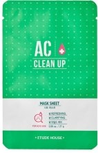 Духи, Парфюмерия, косметика Маска для проблемной кожи - Etude AC Clean Up Sheet Mask 