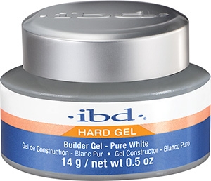 Гель конструюючий для нігтів, чистий білий - IBD Builder Pure White Gel — фото N1