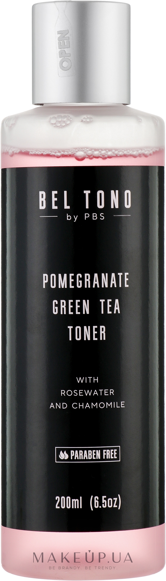 Тонік з гранатом та зеленим чаєм - Bel Tono Pomegranate Green Tea Toner — фото 200ml