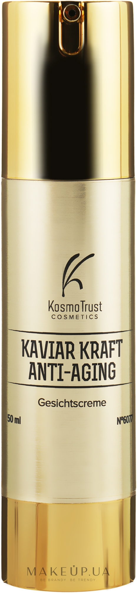 Крем для лица с экстрактом черной икры и золотом - KosmoTrust Cosmetics Kaviar Kraft Anti-Aging — фото 50ml