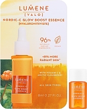 ПОДАРОК! Укрепляющая и подтягивающая сыворотка для лица - Lumene Valo Nordic-C Glow Boost Essence Hyaluronitiiviste (мини) — фото N1