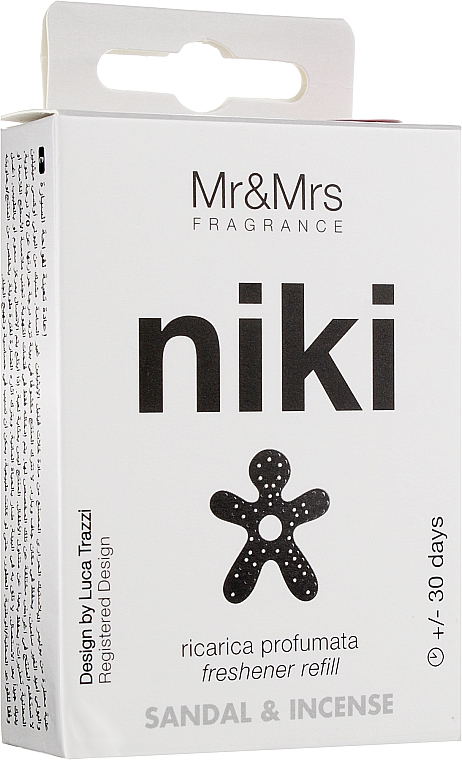 Змінний блок для ароматизатора - Mr&Mrs Niki Sandal & Incense Refill — фото N1