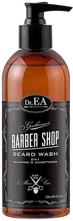 Шампунь-кондиционер 2 в 1 для бороды - Dr.EA Barber Shop Beard Wash 2 in1 Shampoo & Conditioner — фото N1